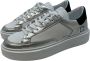 D.a.t.e. Zwarte leren sneaker met verhoogde binnenzool Gray Dames - Thumbnail 2