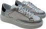 D.a.t.e. Zwarte leren sneaker met verhoogde binnenzool Gray Dames - Thumbnail 3