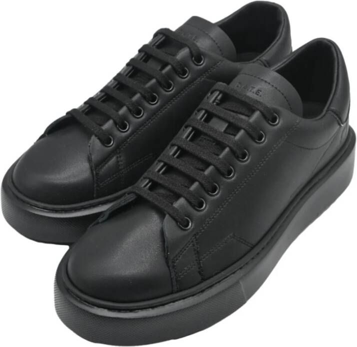 D.a.t.e. Zwarte Patent Sneakers voor Vrouwen Black Dames