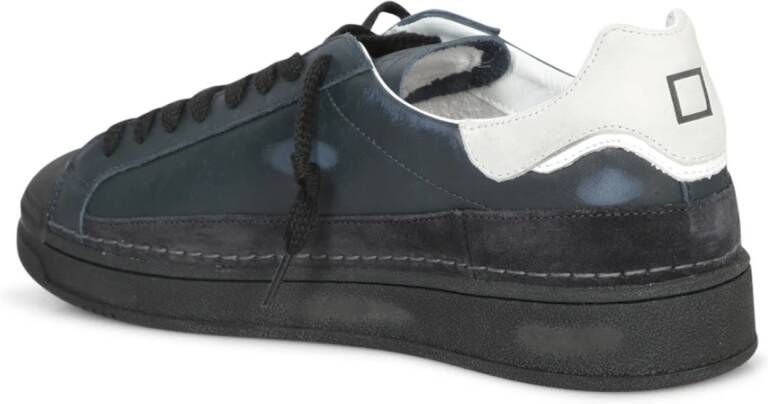 D.a.t.e. Zwarte Sneakers voor Heren Stijlvol Black Heren