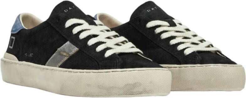 D.a.t.e. Zwarte Sneakers voor Mannen Black Dames