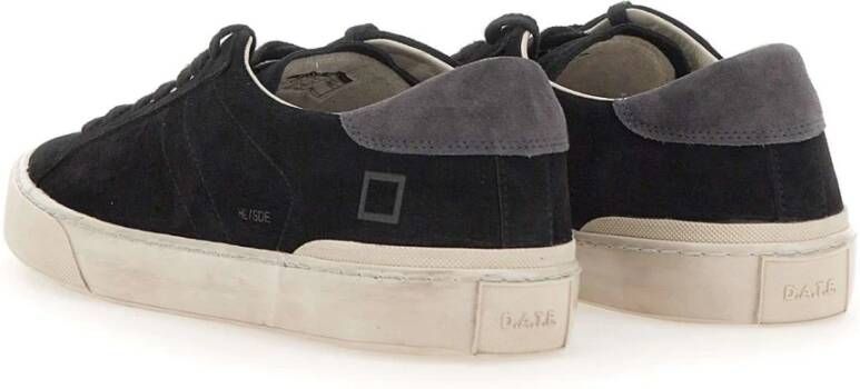 D.a.t.e. Zwarte Sneakers voor Mannen Black Heren