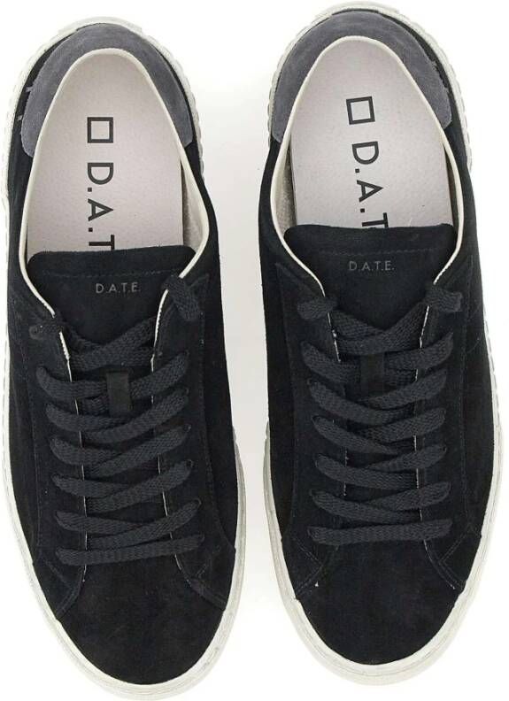 D.a.t.e. Zwarte Sneakers voor Mannen Black Heren