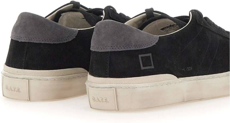 D.a.t.e. Zwarte Sneakers voor Mannen Black Heren