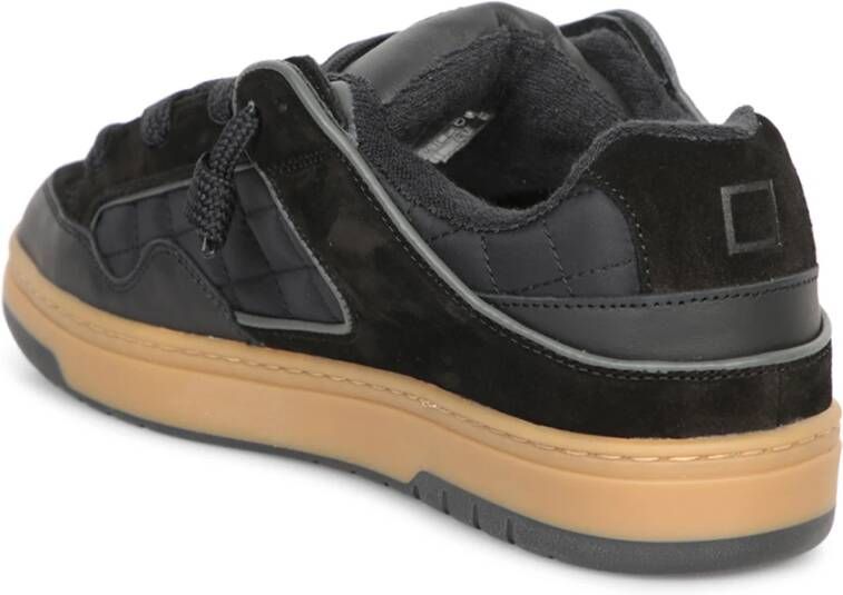 D.a.t.e. Zwarte Sneakers voor Mannen Black Heren