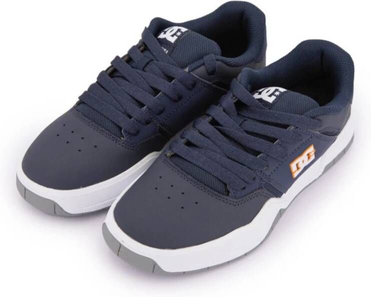 DC Shoes Blauwe Leren Sneakers Central Model Blue Heren