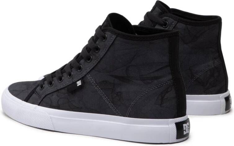 DC Shoes Hoge canvas sneakers voor heren Black Heren