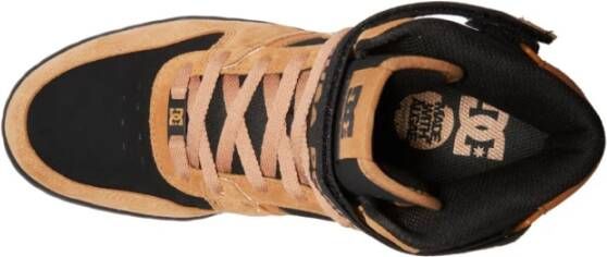 DC Shoes Hoge Top Leren Sneakers Brown Heren