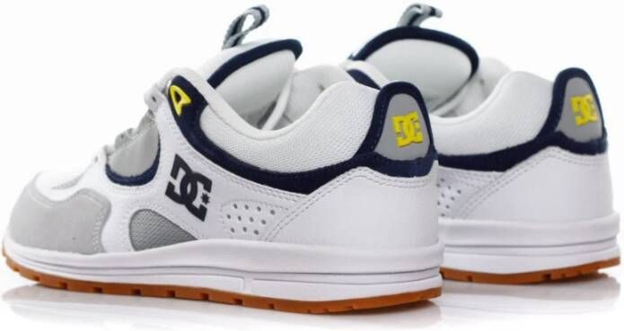 DC Shoes Wit Grijs Geel Lage Schoenen Multicolor Heren