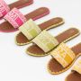 De Siena Flat Sandals Groen Dames - Thumbnail 2