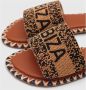 De Siena Flat Sandals Zwart Dames - Thumbnail 4
