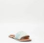 De Siena Slippers Blauw Dames - Thumbnail 2