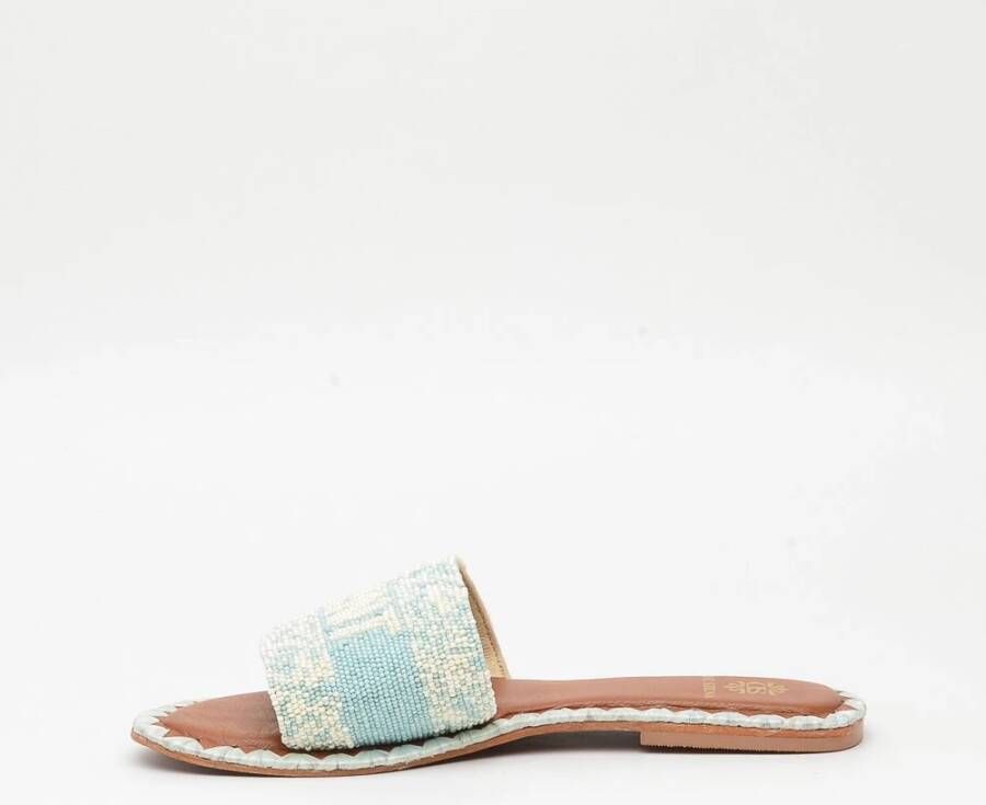 De Siena Slippers Blauw Dames