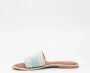 De Siena Slippers Blauw Dames - Thumbnail 3