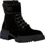 Deabused Dea 42 Veterboots Laarzen Met Veters Dames Zwart - Thumbnail 4