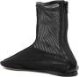 Dear Frances Zwarte Mesh Amandel Teen Schoenen Black Dames - Thumbnail 4