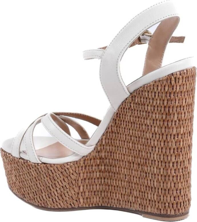 Dee Ocleppo Bandplateausandalen Beige Dames