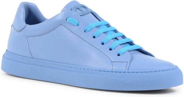 Dee Ocleppo Blauwe Leren Sneaker Blue Dames