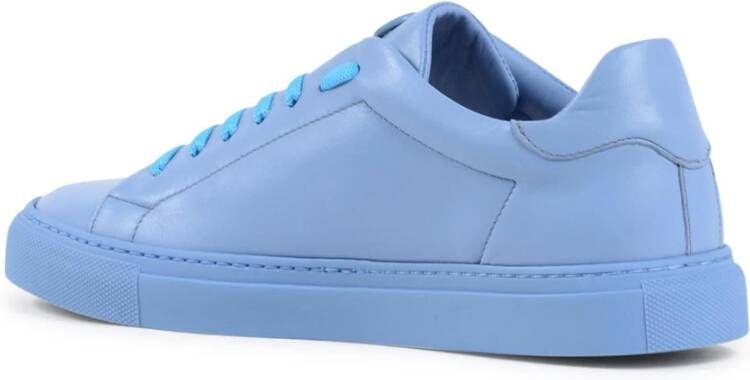 Dee Ocleppo Blauwe Leren Sneaker Blue Dames