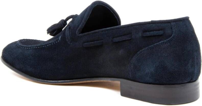 Dee Ocleppo Blauwe Suède Loafers Blue Heren