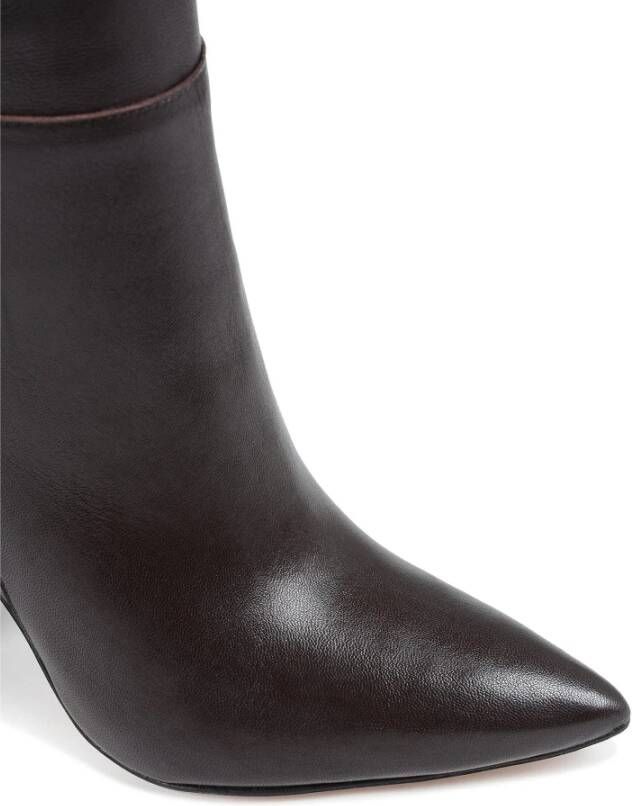 Dee Ocleppo Block Heel High Boots Brown Dames