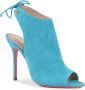 Dee Ocleppo Boogdetail Peep Toe Bootie Green Dames - Thumbnail 2