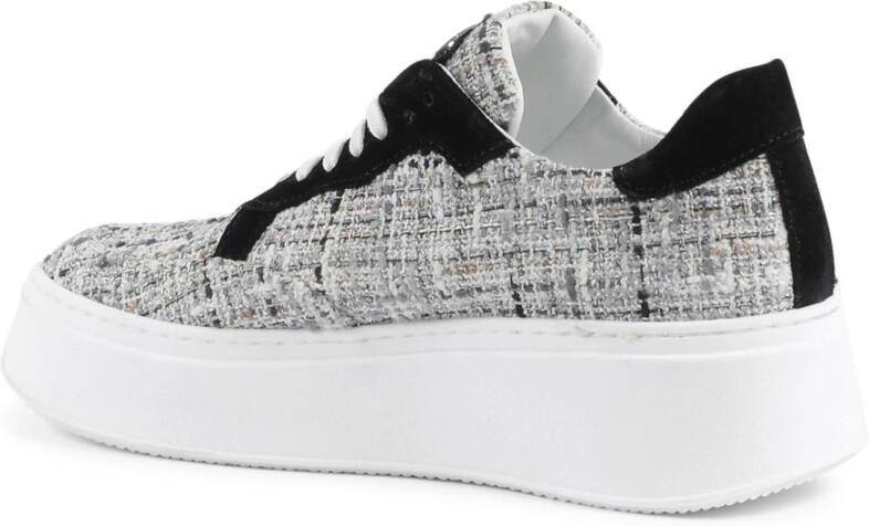 Dee Ocleppo Boucle High Sole Sneaker Gray Dames