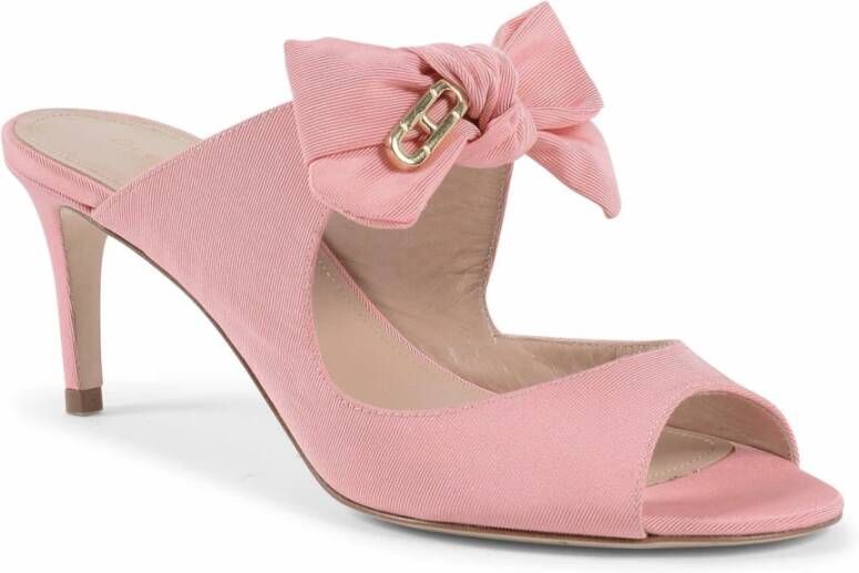 Dee Ocleppo Bow Embellished Low Heel Mule Pink Dames