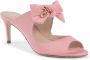 Dee Ocleppo Bow Embellished Low Heel Mule Pink Dames - Thumbnail 3