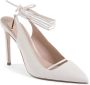 Dee Ocleppo Elegante leren slingback stiletto pumps White Dames - Thumbnail 2