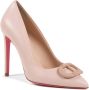 Dee Ocleppo Elegante Leren Stiletto Pump Beige Dames - Thumbnail 2