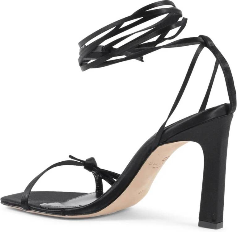 Dee Ocleppo Enkel Lace-Up High Heel Sandal Black Dames