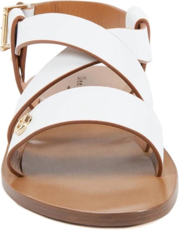 Dee Ocleppo Gesp Sandalen voor Zonnige Avonturen White Dames