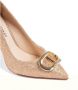 Dee Ocleppo Glitter Logo Fairy Pump Beige Dames - Thumbnail 3