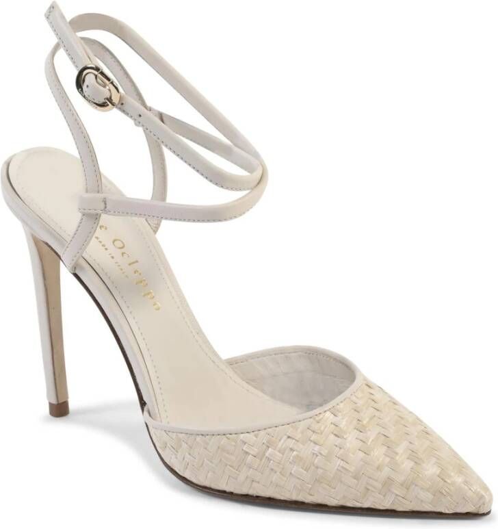 Dee Ocleppo Glitter Logo Pump Beige Dames