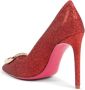 Dee Ocleppo Glitter Logo Pump Red Dames - Thumbnail 3