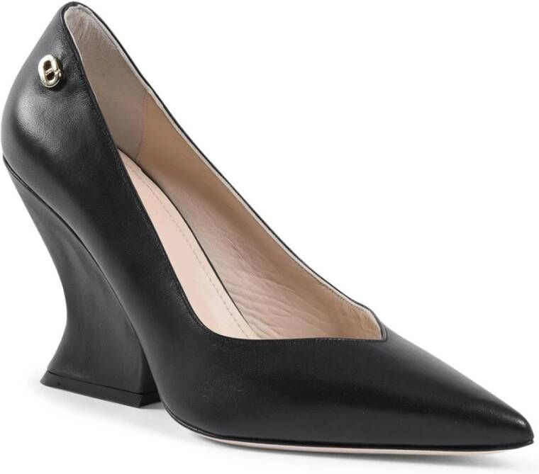 Dee Ocleppo Golfvormige puntige pumps Black Dames