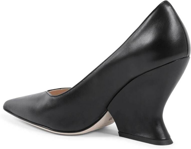 Dee Ocleppo Golfvormige puntige pumps Black Dames