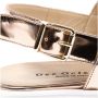 Dee Ocleppo Gouden Metallic Leren Sandalen 3cm Hak Yellow Dames - Thumbnail 3