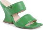 Dee Ocleppo Groene Square-Toed Marty Sandalen Green Dames - Thumbnail 2