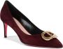 Dee Ocleppo Italiaanse suède pumps met puntige neus Red Dames - Thumbnail 2