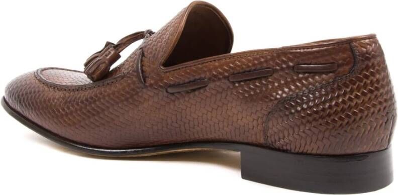 Dee Ocleppo Klassieke Leren Loafers Brown Heren