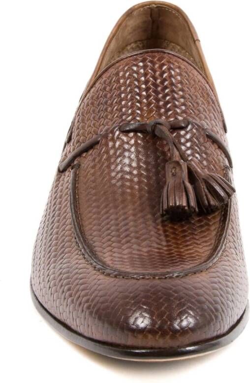 Dee Ocleppo Klassieke Leren Loafers Brown Heren