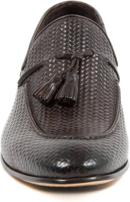 Dee Ocleppo Klassieke Leren Loafers Brown Heren