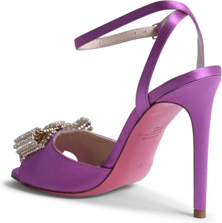 Dee Ocleppo Kristal Strik Sandaal Purple Dames