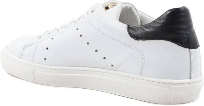 Dee Ocleppo Leren Sneaker met Logodetail White Heren