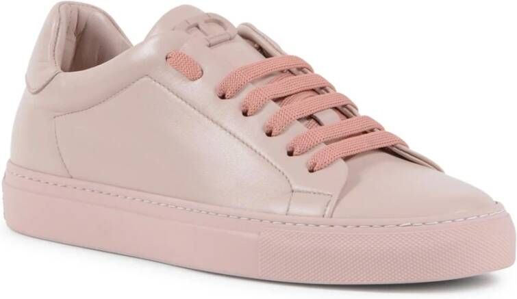 Dee Ocleppo Lichtroze Leren Sneakers Pink Dames
