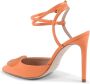 Dee Ocleppo Oranje Lace-Up Stiletto Pump Orange Dames - Thumbnail 3