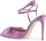 Dee Ocleppo Paarse Satijnen Stiletto Pump Purple Dames - Thumbnail 3