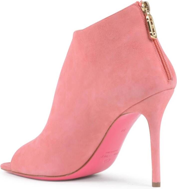 Dee Ocleppo Peep Toe Stiletto Bootie Pink Dames